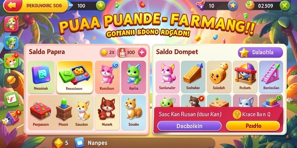 Sistem reward yang menggiurkan bagi pemain aktif.
