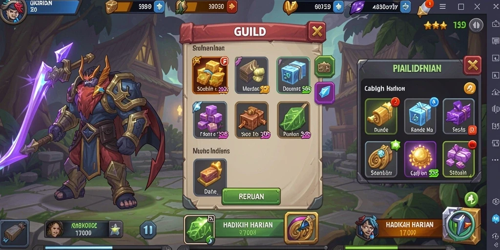 Screenshot gameplay yang menunjukkan tingkat keseruan.