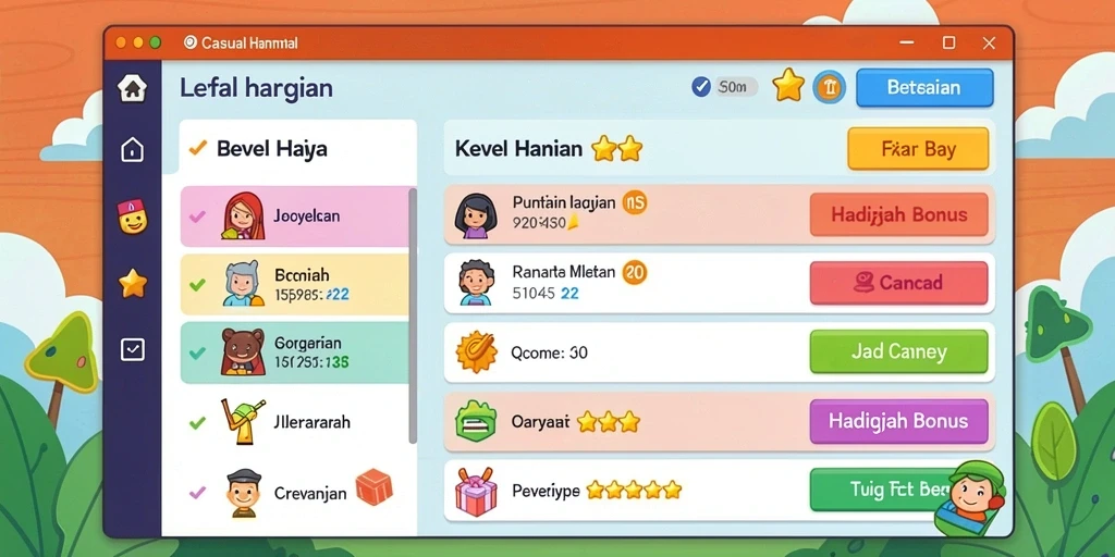 Koleksi item spesial yang bisa didapatkan saat bermain.