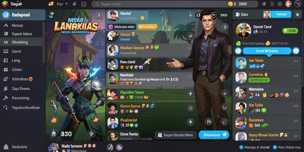 Screenshot memperlihatkan mode multiplayer yang seru.