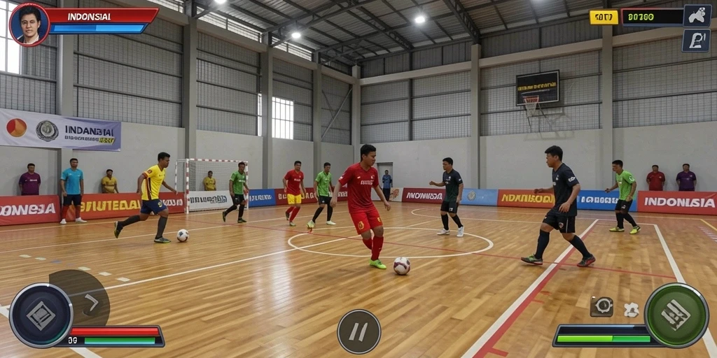 Cuplikan aksi seru dalam pertarungan.
